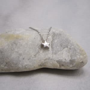 sterling silver necklace with star